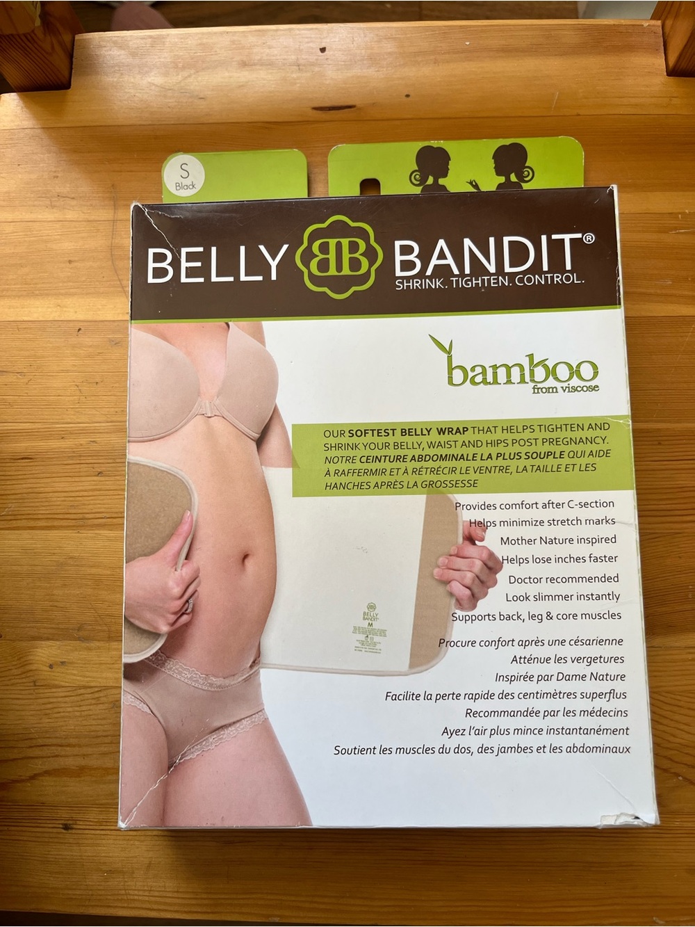 Belly Bandit Bamboo Postpartum Wrap - Black